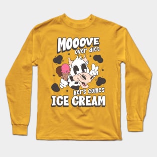 Funny Cow Ice Cream Lover Long Sleeve T-Shirt